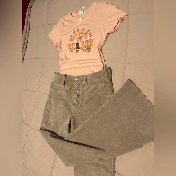 AEO 70s Corduroy Flares - Picture 1 of 5